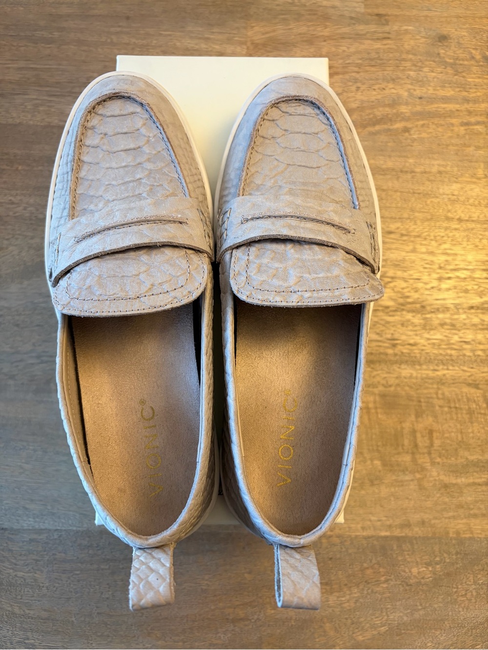 Vionic Slip-On Loafers in Light Taupe - Cobblestone - Picture 4 of 7